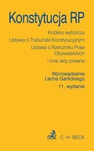 Okładka książki Konstytucja RP wyd. 11 Teksty Ustaw