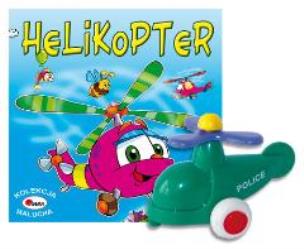 Okładka książki Książeczka z zabawką - Helikopter