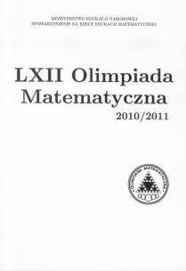 Okładka książki LXII Olimpiada Matematyczna 2010/2011