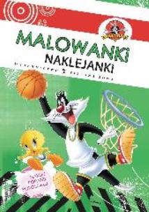 Okładka książki Malowanki naklejanki. Kot Sylwester, Tweety