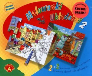 Opakowanie Malowanki. Układanki 2 ALEX