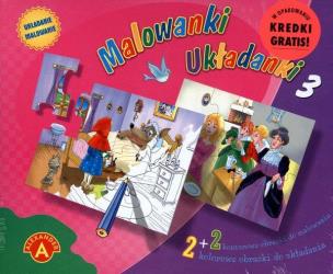 Opakowanie Malowanki. Układanki 3 ALEX