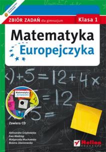 Okładka książki Matematyka Europejczyka GIM 1 zb zadań Helion