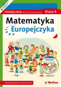 Okładka książki Matematyka Europejczyka SP 4 podr. Helion