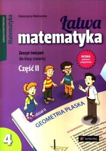 Okładka książki Matematyka SP 4/2 Łatwa matematyka ćw WIKING