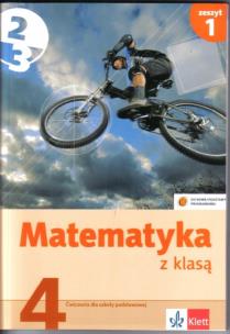 Okładka książki Matematyka z klasą kl. 4/1 ćw Klett