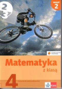 Okładka książki Matematyka z klasą kl. 4/2 ćw Klett