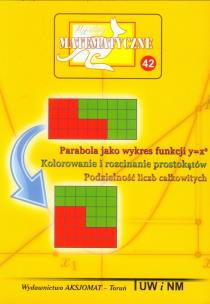 Okładka książki Miniatury matematyczne 42 Parabola jako...