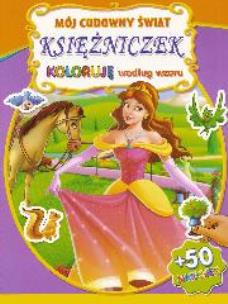 Okładka książki Mój cudowny świat księżniczek fioletowa