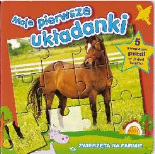 Okładka książki Moje pierwsze układanki. Zwierzęta na farmie