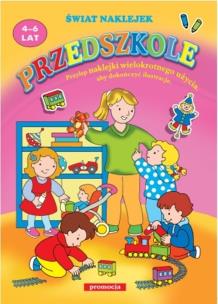 Okładka książki Naklejanki - Przedszkole SIEDMIORÓG