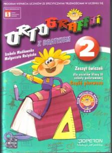 Okładka książki Ortograffiti z Bratkiem SP 2 cz. 1 ćw. OPERON
