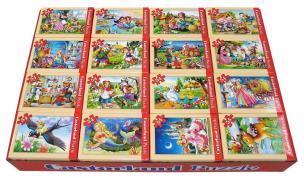 Opakowanie Pakiet Puzzle 32x54 Bajki CASTOR