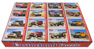 Opakowanie Pakiet Puzzle 32x54 Samochody terenowe CASTOR