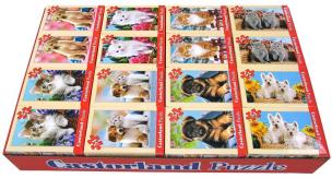 Opakowanie Pakiet Puzzle 32x54 Zwierzęta CASTOR