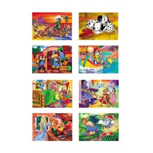 Opakowanie Pakiet Puzzle 54x8 mini - Bajki AXEL