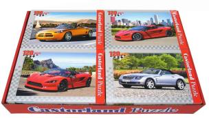 Opakowanie Pakiet Puzzle 8x120 Auta sportowe CASTOR