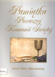 Okładka książki Pamiątka Pierwszej Komuni Świętej Pudełko Duże