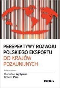 Okładka książki Perspektywy rozwoju polskiego eksportu