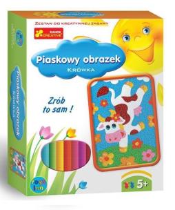 Okładka książki Piaskowy obrazek - Krówka STNUX