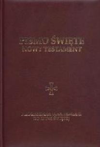 Okładka książki Pismo święte NT - Pielgrzymka JP II do ziemi św.