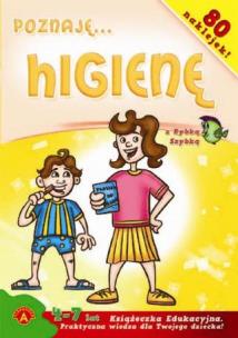 Okładka książki Poznaję... Higienę. Książeczka edukacyjna ALEX
