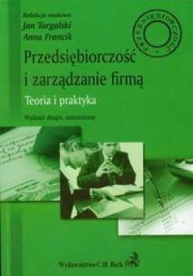 Okładka książki Przedsiębiorczość i zarządzanie firmą
