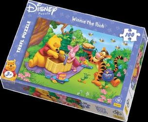 Okładka książki Puzzle 100 Kubuś i Przyjaciele Piknik TREFL