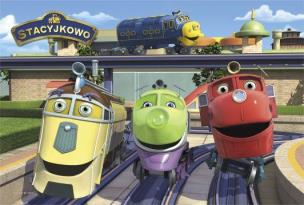 Opakowanie Puzzle 100 - Stacyjkowo Wilson, Koko i przyj. AXEL