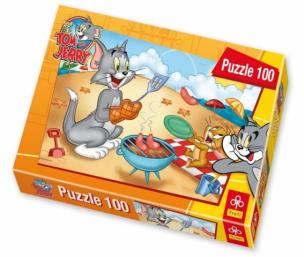 Opakowanie Puzzle 100 Tom & Jerry Grill TREFL