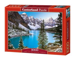 Okładka książki Puzzle 1000 Kanadyjskie jezioro CASTOR