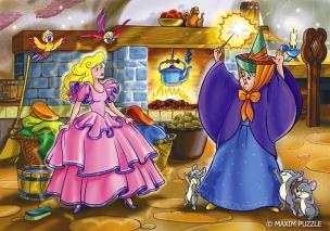 Opakowanie Puzzle 104 - Kopciuszek MAXIM