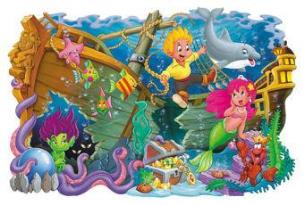 Opakowanie Puzzle 104 - Mała Syrenka AXEL