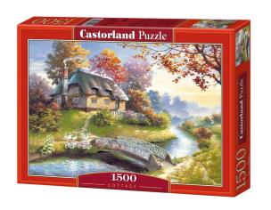 Okładka książki Puzzle 1500 Baśniowa wioska CASTOR