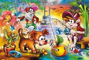 Opakowanie Puzzle 180 - Poszukiwacze złota AXEL