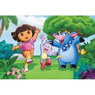 Opakowanie Puzzle 20 maxi - DORA Poznaje Świat Skacze AXEL