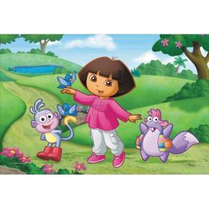Opakowanie Puzzle 20 maxi - DORA Poznaje Świat Wiosna AXEL
