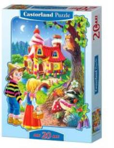 Opakowanie Puzzle 20 maxi - Jaś i Małgosia CASTOR