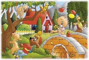 Opakowanie Puzzle 20 maxi - W parku AXEL