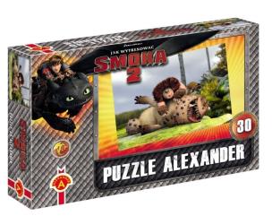 Okładka książki Puzzle 30 Jak wytresować smoka 2 Wspólna ALEX