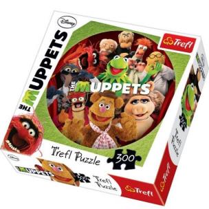 Opakowanie Puzzle 300 okrągłe Muppety TREFL