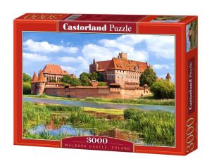 Okładka książki Puzzle 3000 Zamek w Malborku - Polska CASTOR