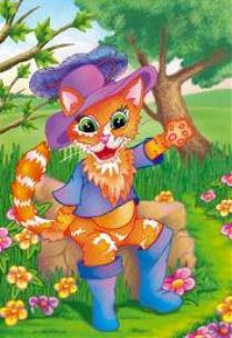 Opakowanie Puzzle 35 - Kot w butach AXEL