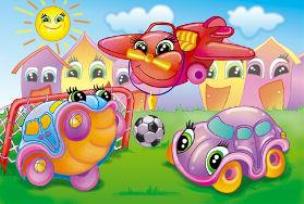 Opakowanie Puzzle 35 - Mecz pojazdów AXEL