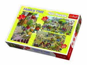 Opakowanie Puzzle 410 Family Time Koszykówka TREFL