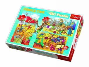 Opakowanie Puzzle 410 Family Time Siatkówka TREFL