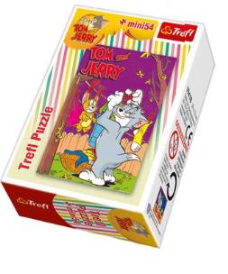Opakowanie Puzzle 54 mini Zabawy Toma i Jerrego 2 TREFL