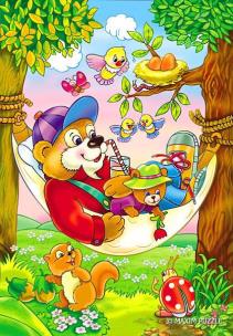 Opakowanie Puzzle 60 Maxi - Odpoczynek na hamaku MAXIM