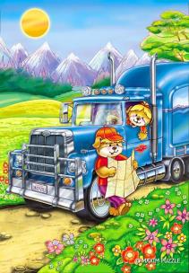 Opakowanie Puzzle 60 Maxi - Wycieczka w góry MAXIM