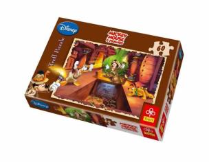 Okładka książki Puzzle 60 Myszka Miki Przygoda TREFL